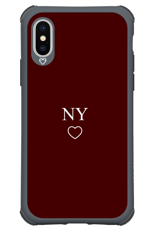 NY Burgundia 2.0 - Apple iPhone XS