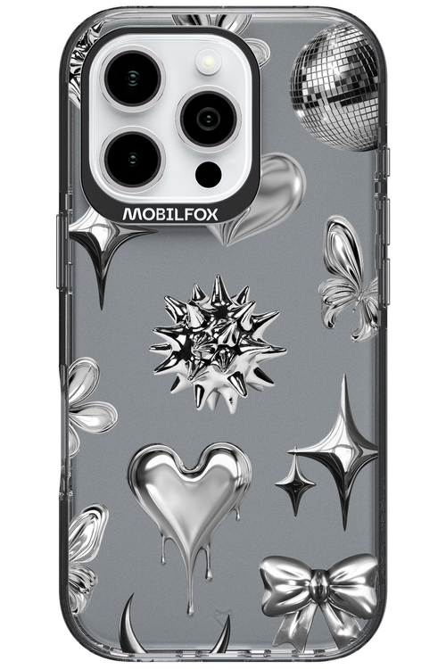 Silver Zone Transparent - Apple iPhone 16 Pro