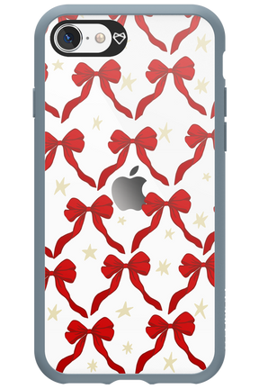 Bow & Stars (Transparent) - Apple iPhone SE 2020