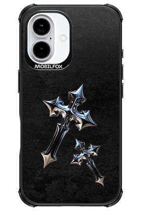 Chrome Crosses - Apple iPhone 16