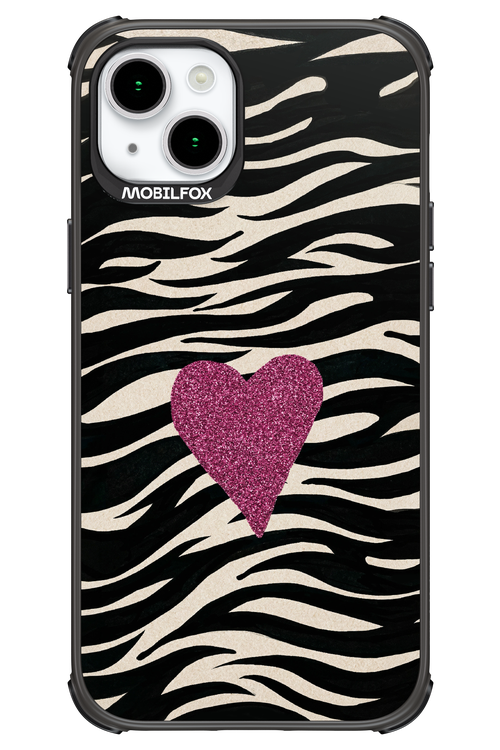 Zebra Heart 2.0 - Apple iPhone 15 Plus