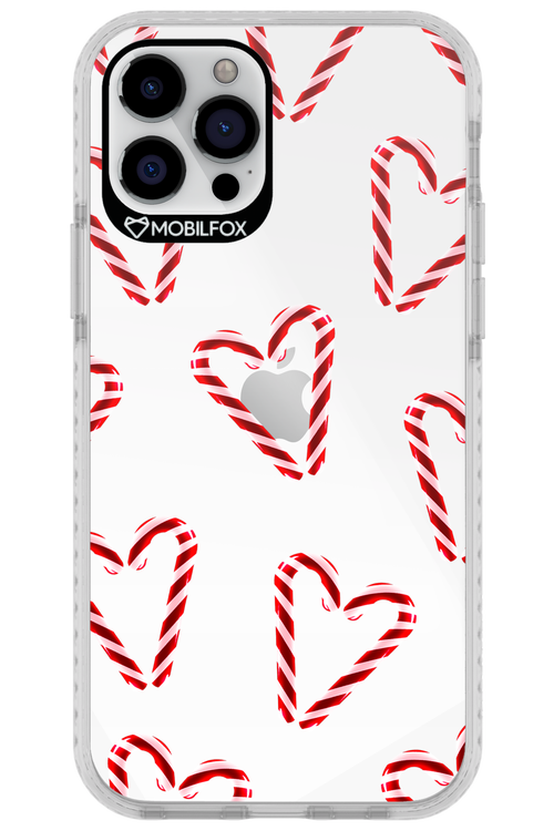 Candy Cane Hearts - Apple iPhone 12 Pro