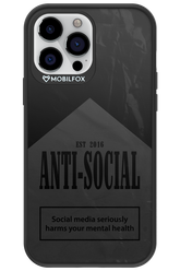 ANTI-SOCIAL (BLVCK) 2.0 - Apple iPhone 13 Pro Max
