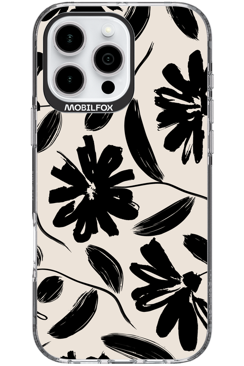Monochrome Flowerss - Apple iPhone 16 Pro Max
